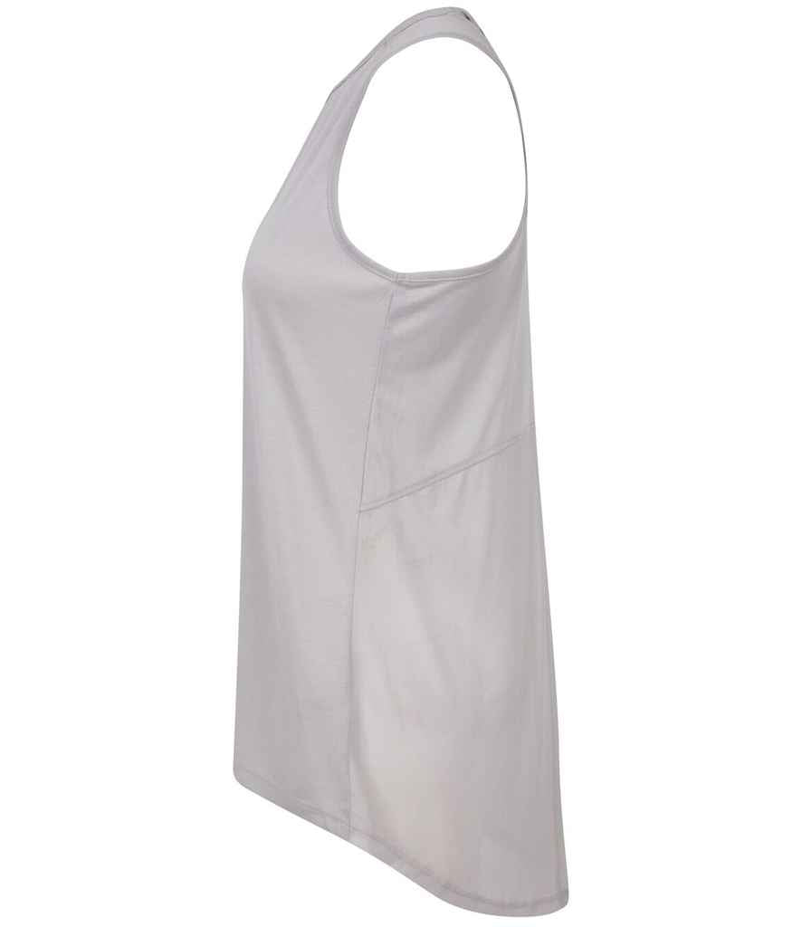 Tombo Ladies Open Back Vest | Light Grey T-Shirt - Lancashire Teamwear
