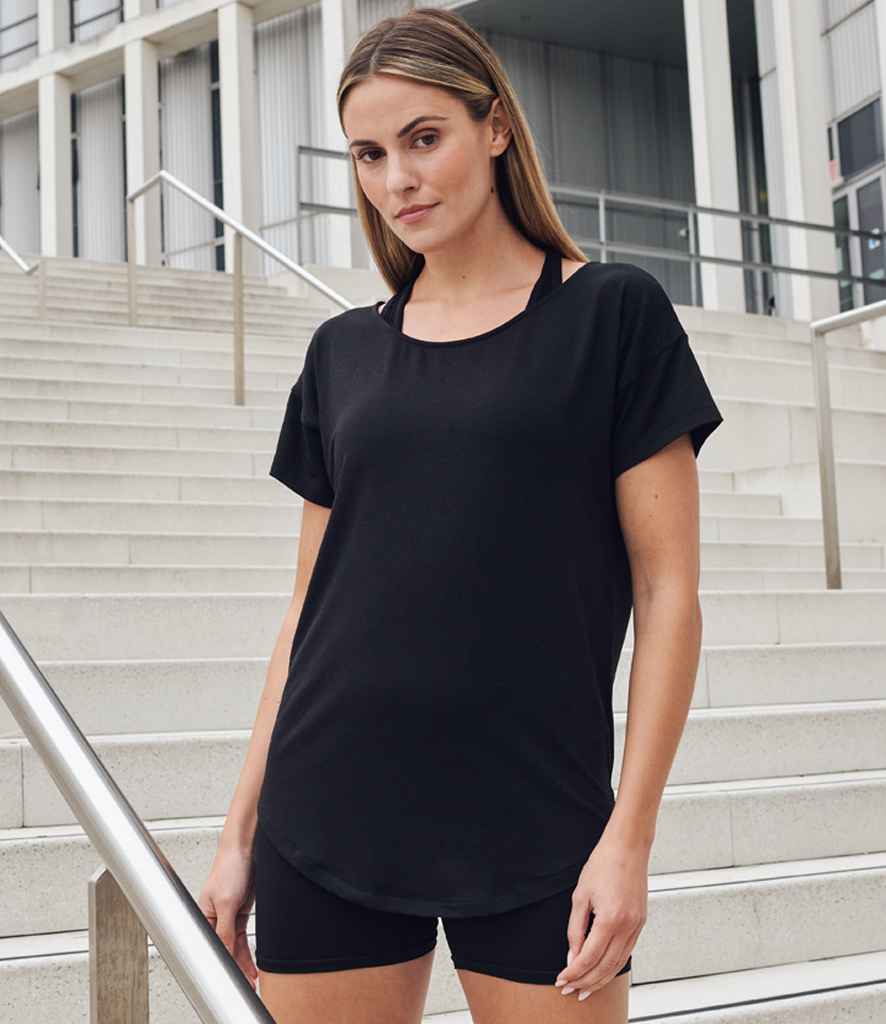 Tombo Scoop Neck T-Shirt | Black - Lancashire Teamwear