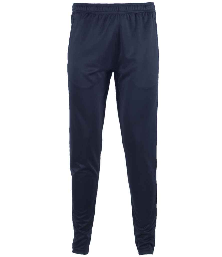 Tombo Slim Leg Training Pants | Navy Trousers - Lancashire Teamwear