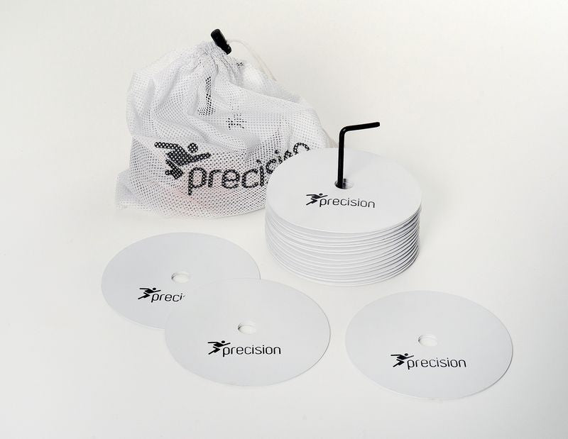 Precision Round Rubber Marker Discs (Set of 20) Equipment - Lancashire Teamwear