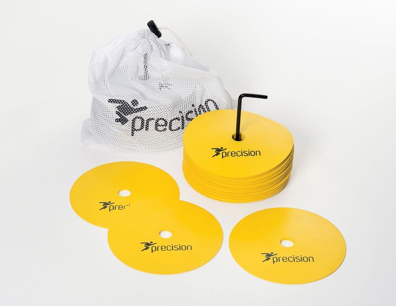 Precision Round Rubber Marker Discs (Set of 20) Equipment - Lancashire Teamwear