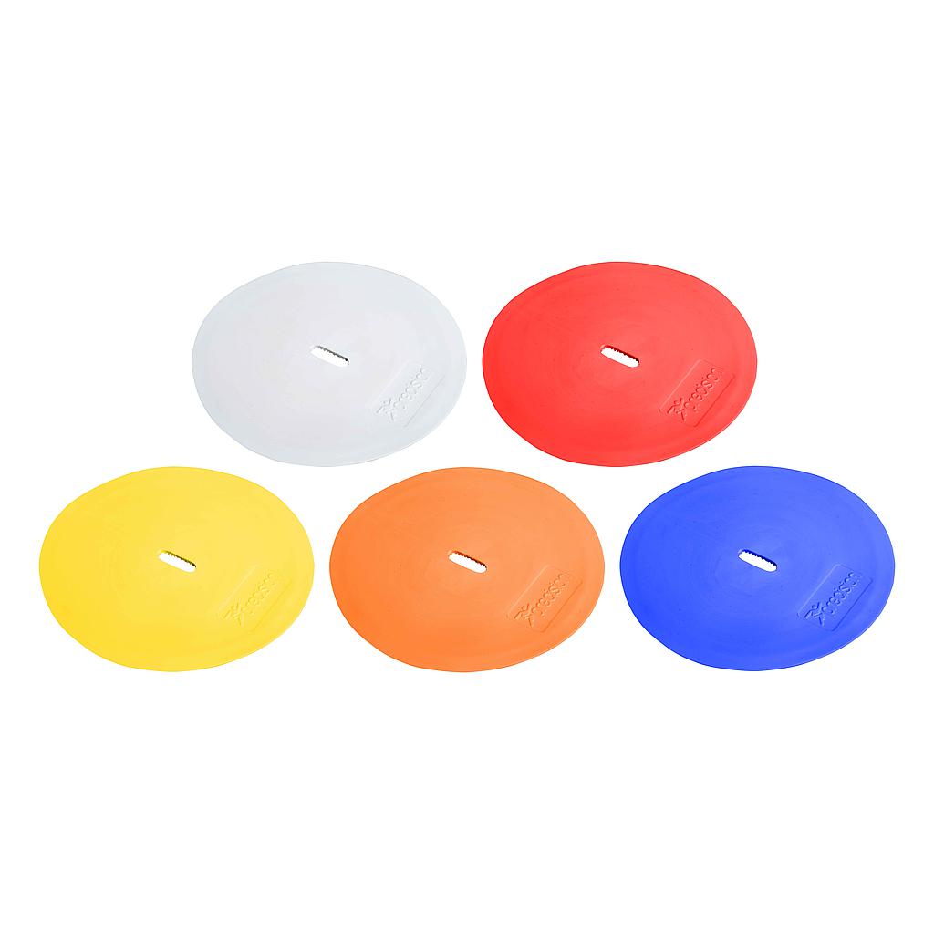 Precision Multi Colour Round Marker Discs (Set of 10) - Lancashire Teamwear