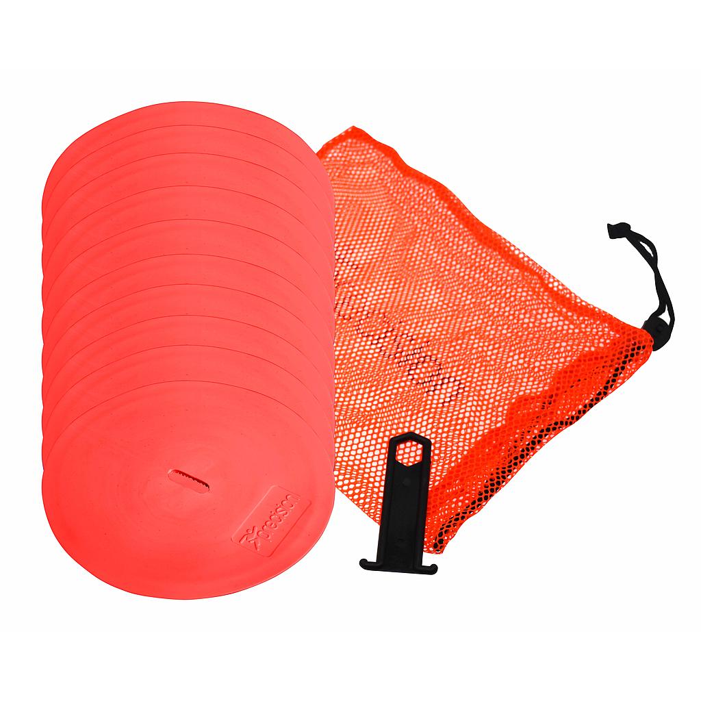 Precision Round Marker Discs (Set of 10) - Lancashire Teamwear