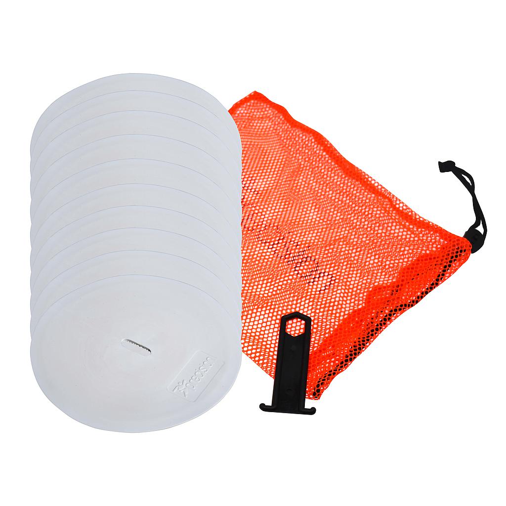 Precision Round Marker Discs (Set of 10) - Lancashire Teamwear