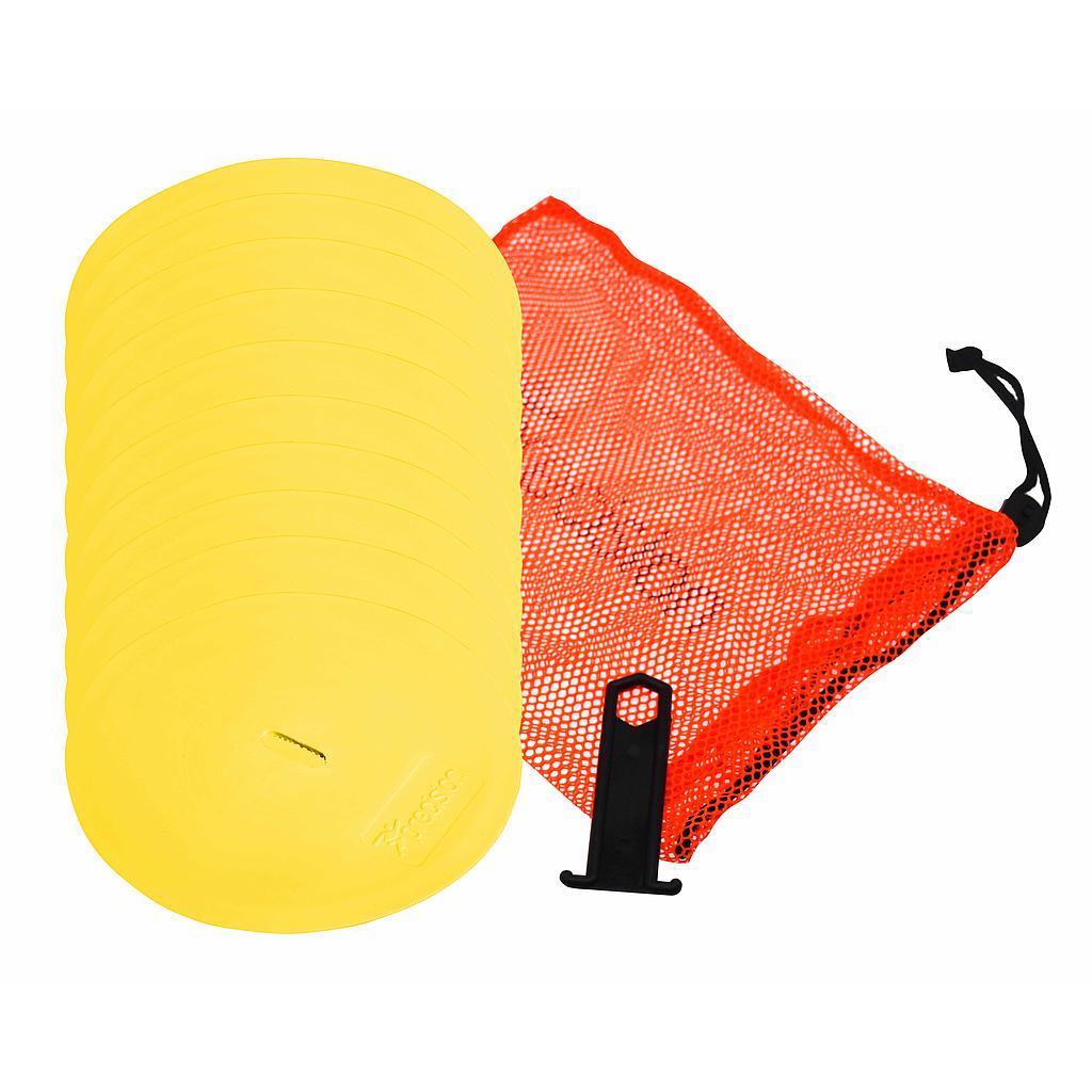 Precision Round Marker Discs (Set of 10) - Lancashire Teamwear