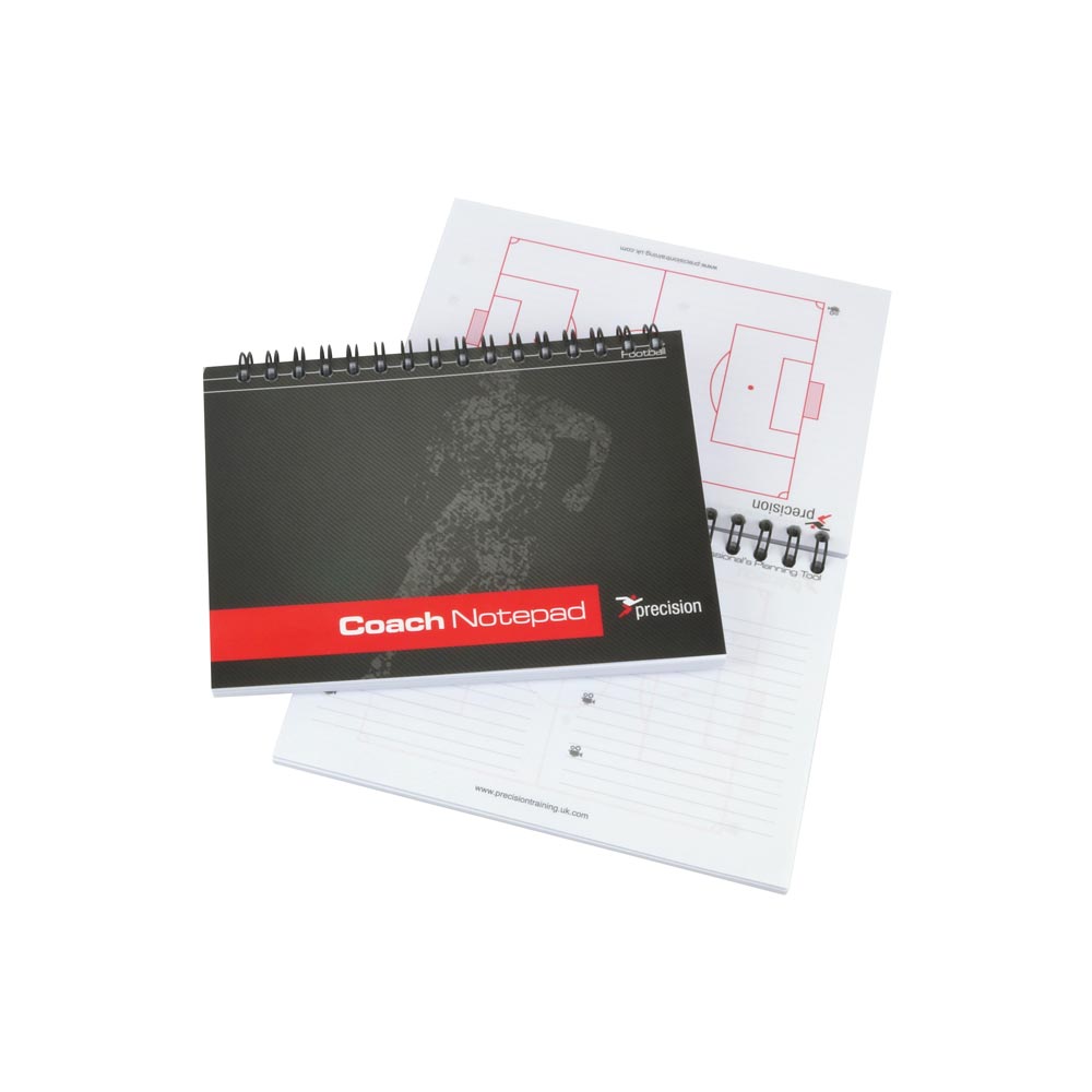 Precision A6 Football Pro-Coach Notepad (Pack 6) - Lancashire Teamwear