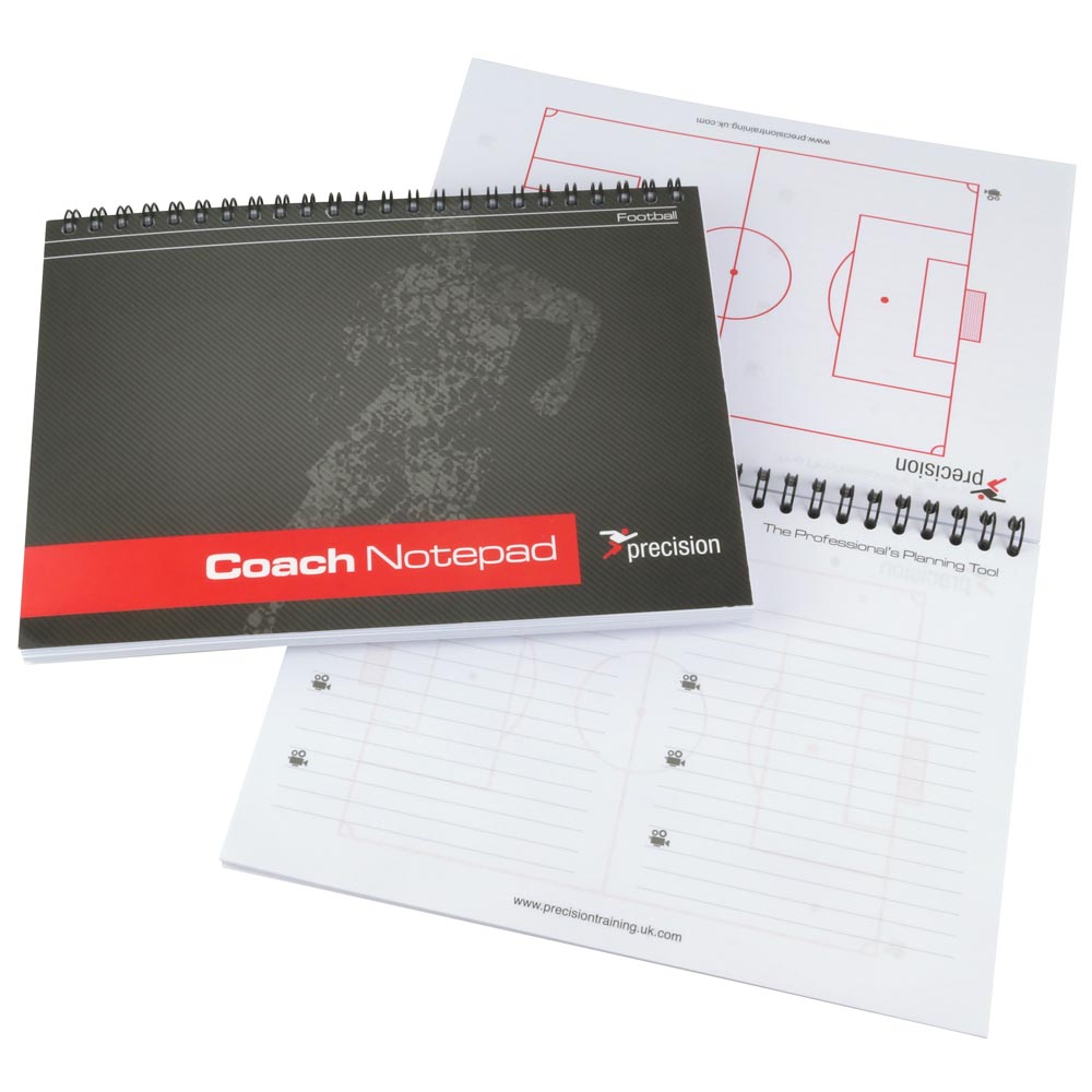 Precision A5 Football Pro-Coach Notepad (Pack 6) - Lancashire Teamwear