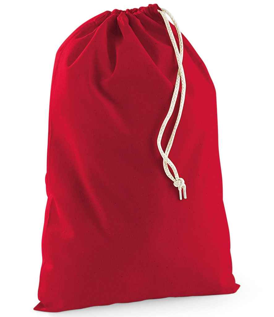 Westford Mill Cotton Stuff Bag | Classic Red - Lancashire Teamwear