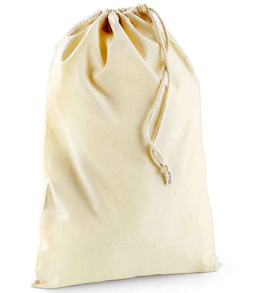 Westford Mill Cotton Stuff Bag | Natural - Lancashire Teamwear