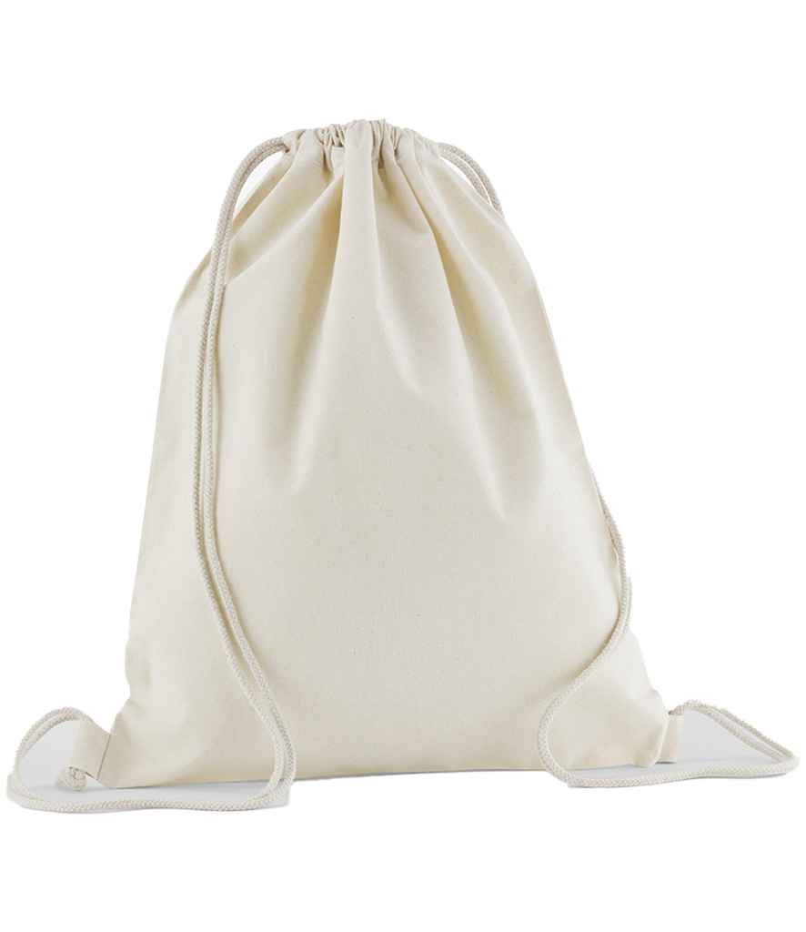 Westford Mill Organic Cotton In Conversion Gymsac | Natural Bag - Lancashire Teamwear