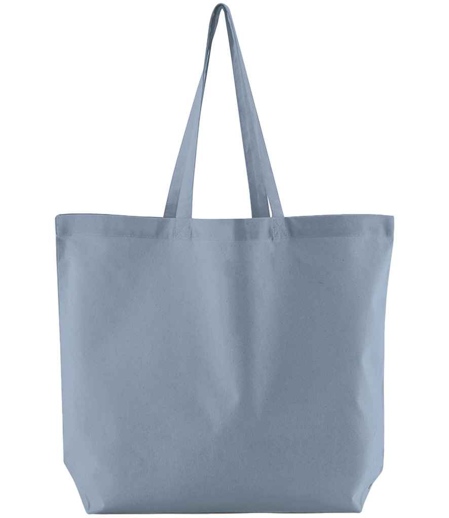 Westford Mill Organic Cotton In Conversion Maxi Bag for Life | Dusty Blue - Lancashire Teamwear