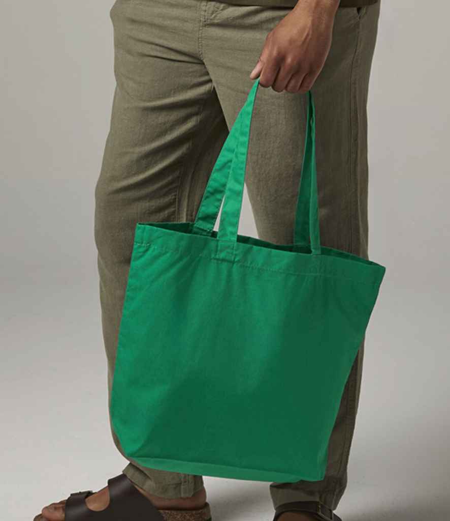 Westford Mill Organic Cotton Shopper | Kelly Green Bag - Lancashire Teamwear