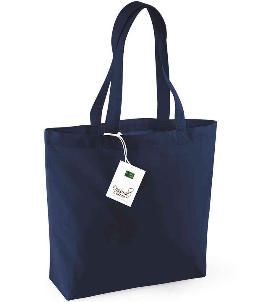 Westford Mill Organic Cotton Shopper Navy