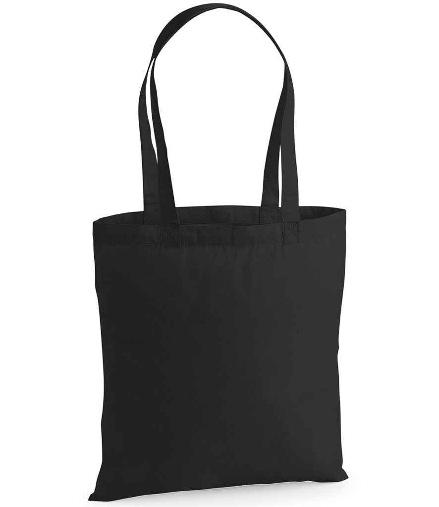 Westford Mill Premium Cotton Tote Bag | Black - Lancashire Teamwear