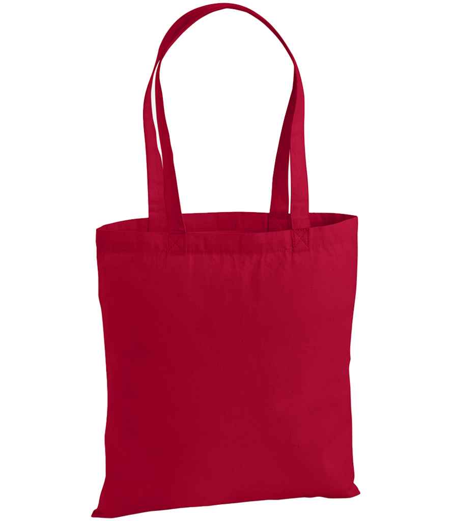 Westford Mill Premium Cotton Tote Bag | Classic Red - Lancashire Teamwear