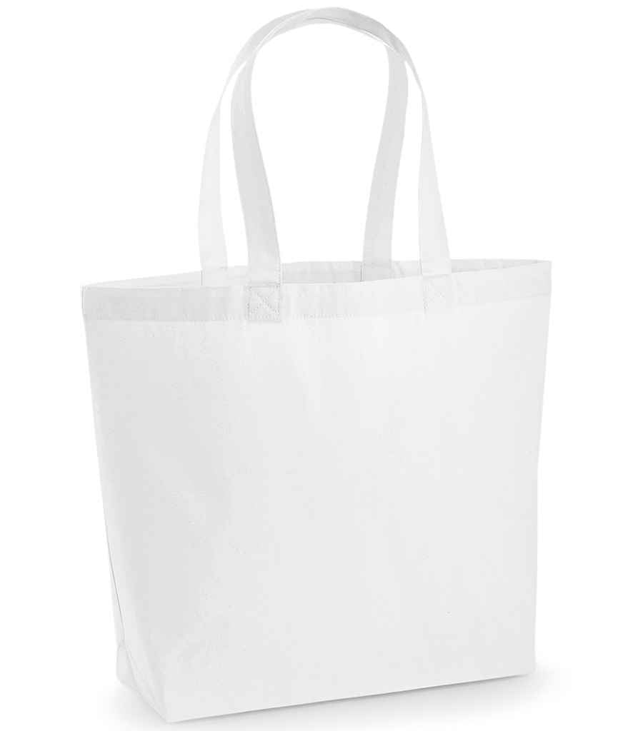 Westford Mill Premium Cotton Maxi Tote Bag White