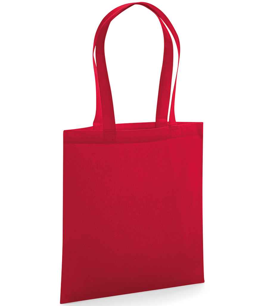 Westford Mill Organic Premium Cotton Tote Bag | Classic Red - Lancashire Teamwear