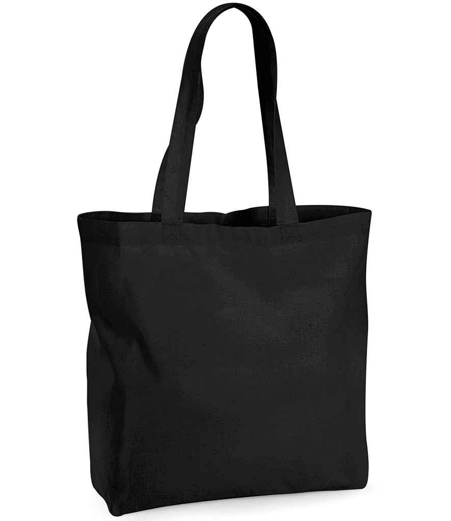 Westford Mill Organic Premium Cotton Maxi Tote Bag | Black - Lancashire Teamwear