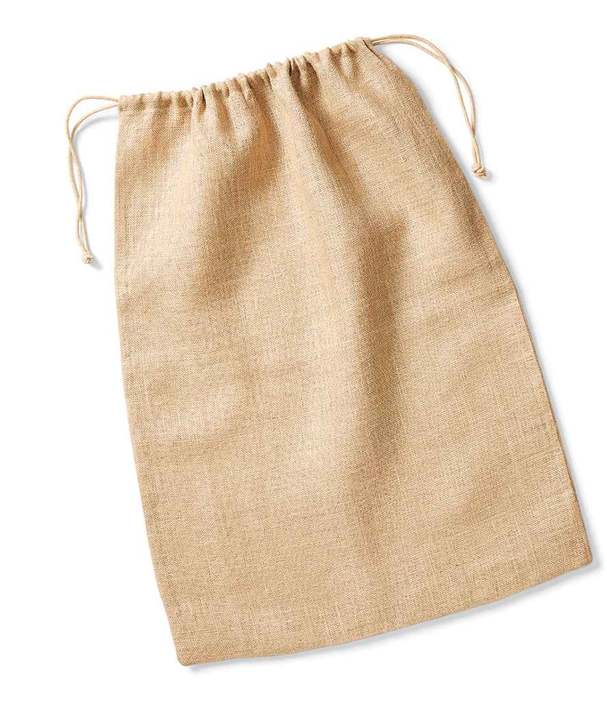 Westford Mill Jute Stuff Bag | Natural - Lancashire Teamwear