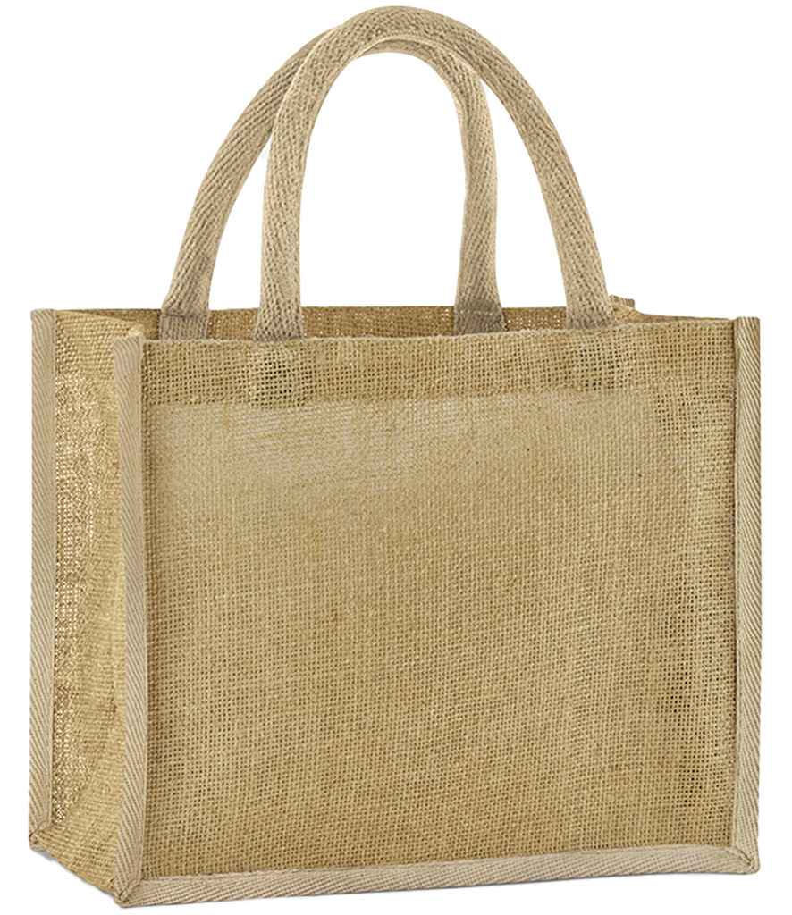 Westford Mill Natural Starched Jute Midi Tote Bag Natural