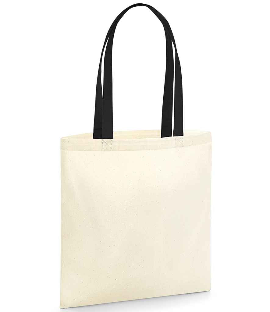 Westford Mill EarthAware® Organic Bag For Life - Contrast Handles Natural/Black