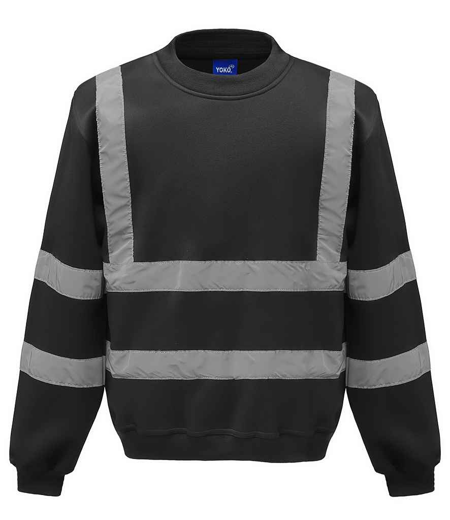 Yoko Hi-Vis Sweatshirt Black