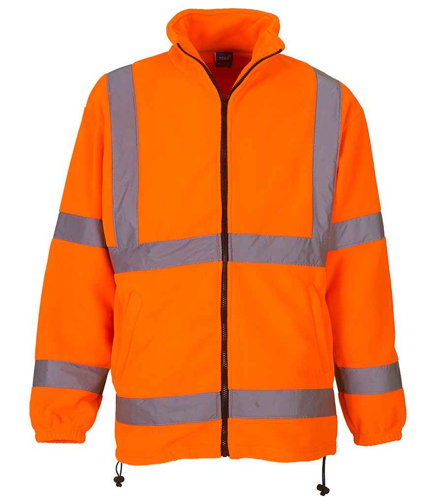 Yoko Hi-Vis Heavyweight Fleece Jacket Orange