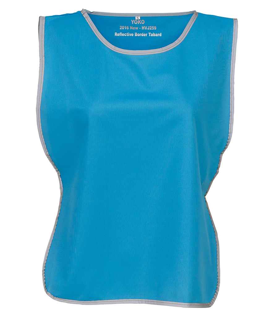 Yoko Hi-Vis Reflective Border Tabard | Sapphire Blue - Lancashire Teamwear