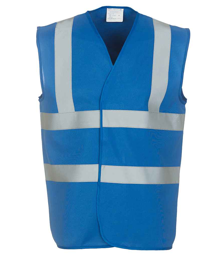 Yoko Hi-Vis Two Band and Braces Waistcoat | Royal Blue Royal Blue