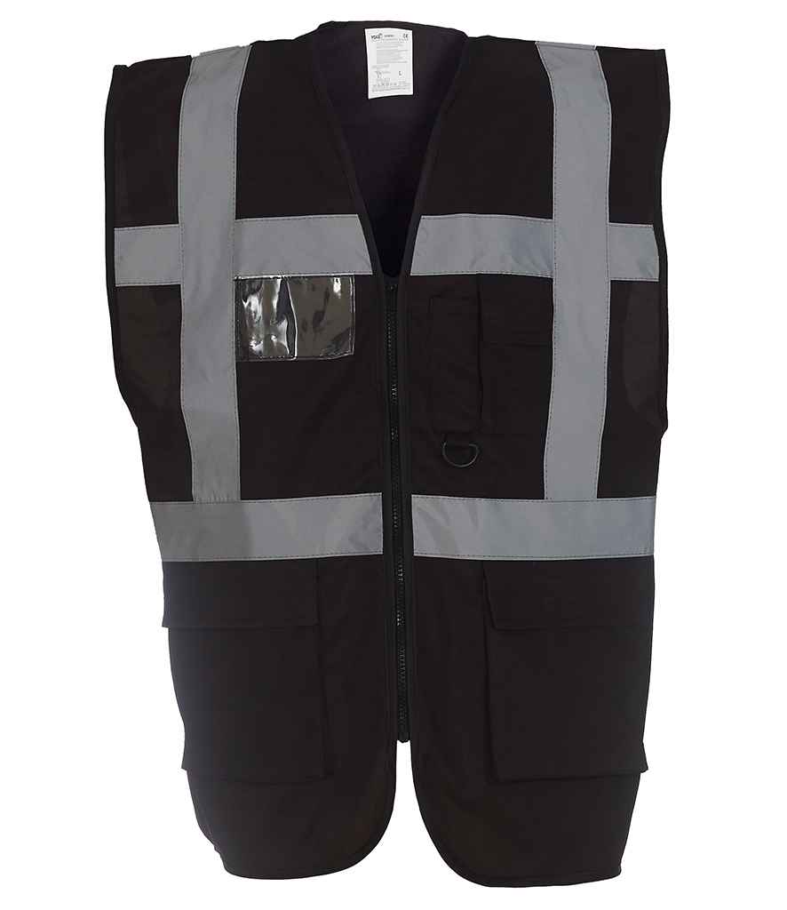 Yoko Executive Waistcoat | Black Black