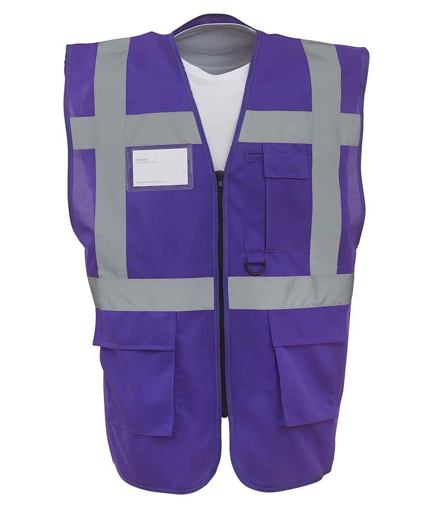Yoko Executive Waistcoat | Purple Purple