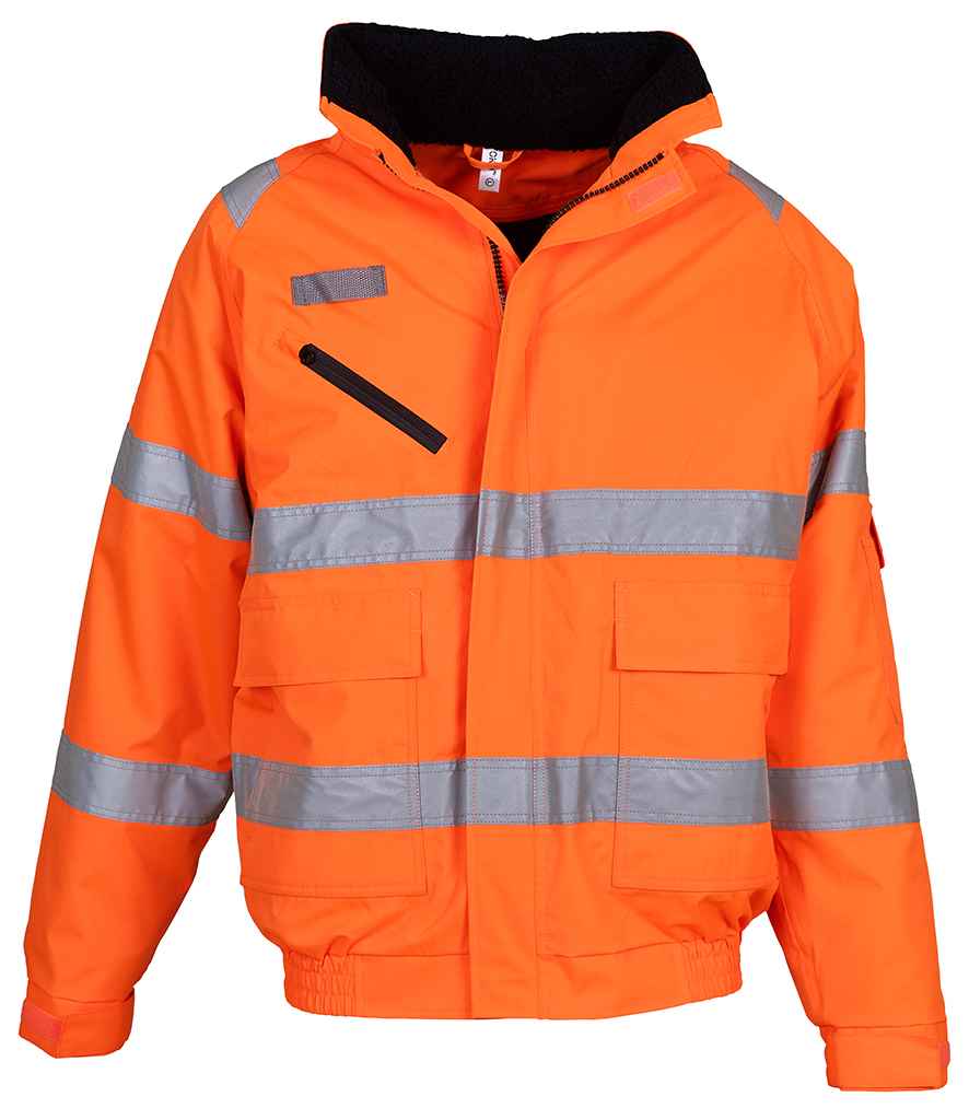 Yoko Fontaine Flight Jacket Orange