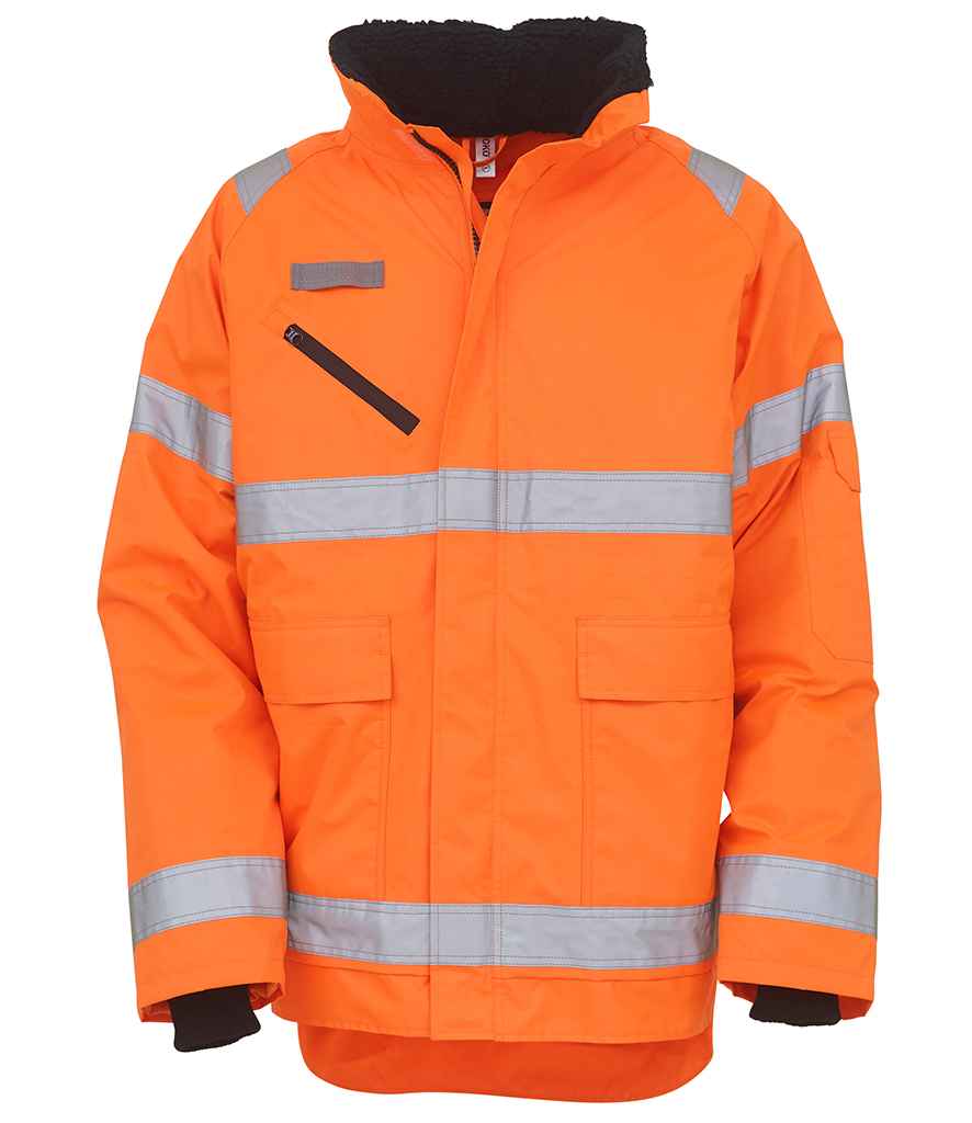 Yoko Fontaine Storm Jacket | Orange - Lancashire Teamwear