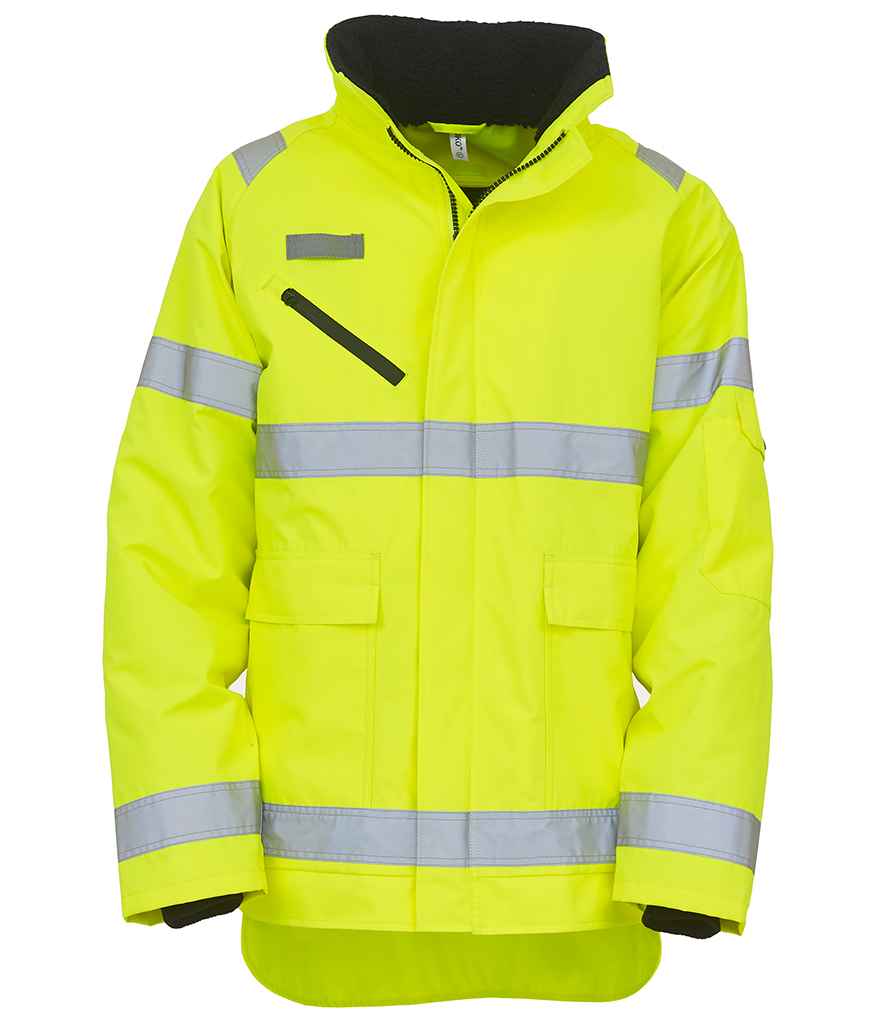 Yoko Fontaine Storm Jacket | Yellow - Lancashire Teamwear