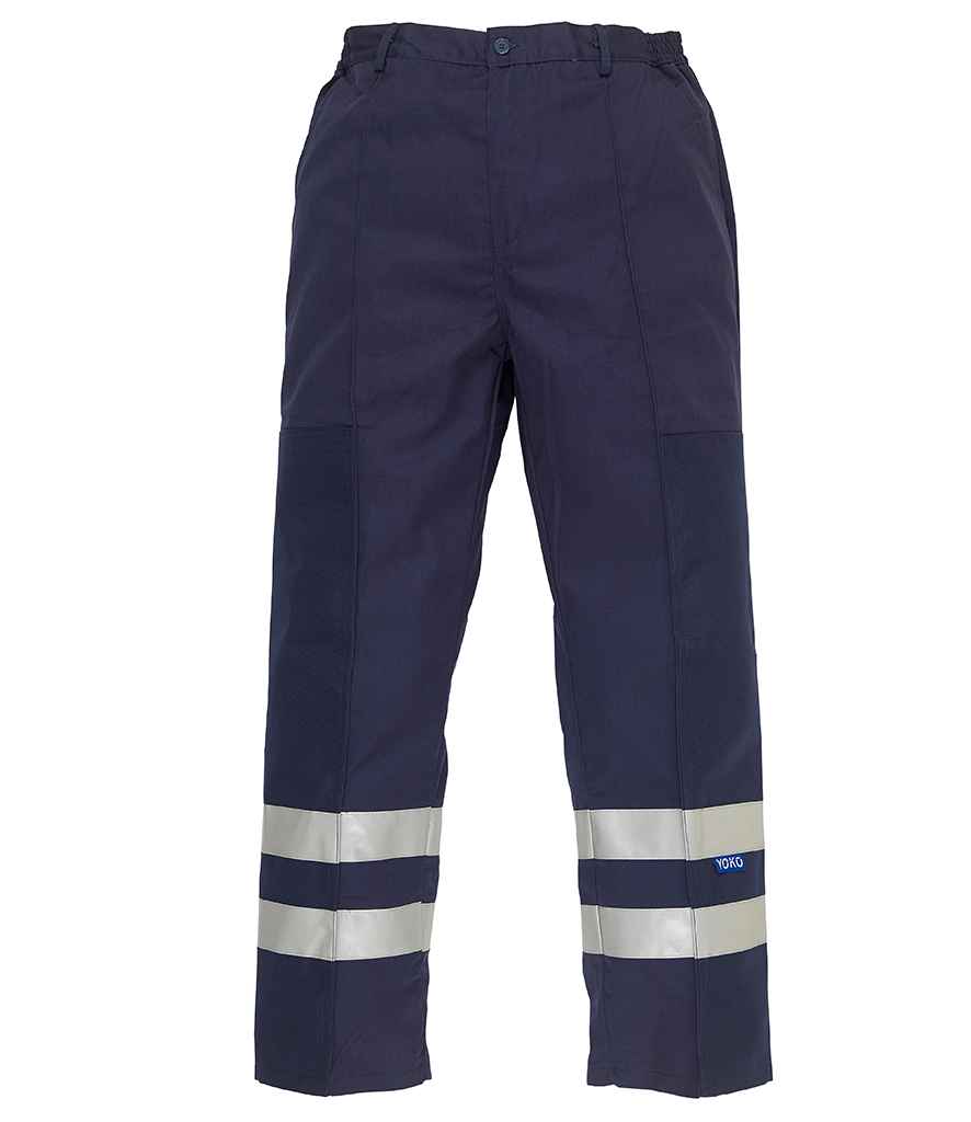 Yoko Reflective Poly/Cotton Ballistic Trousers Navy