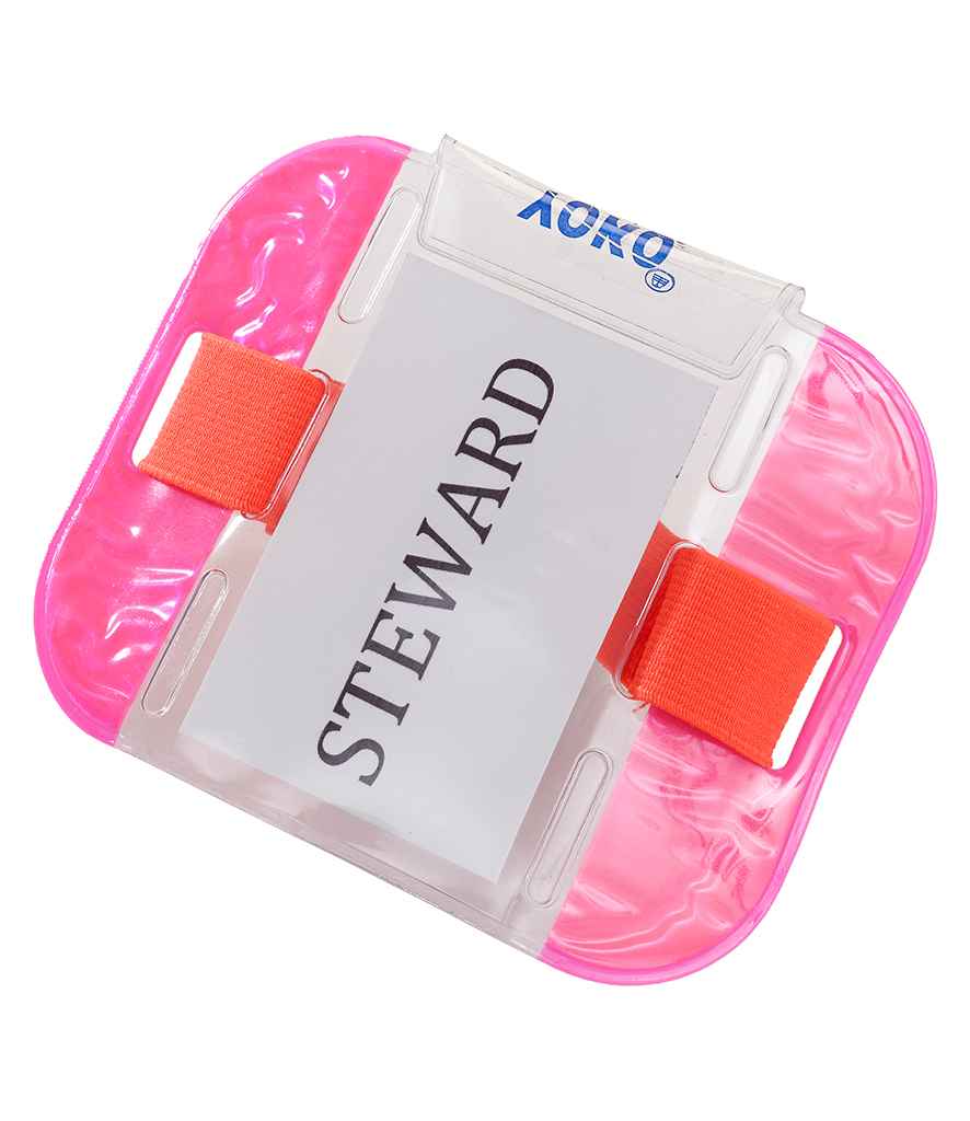 Yoko ID Arm Band | Pink Accessory - Lancashire Teamwear