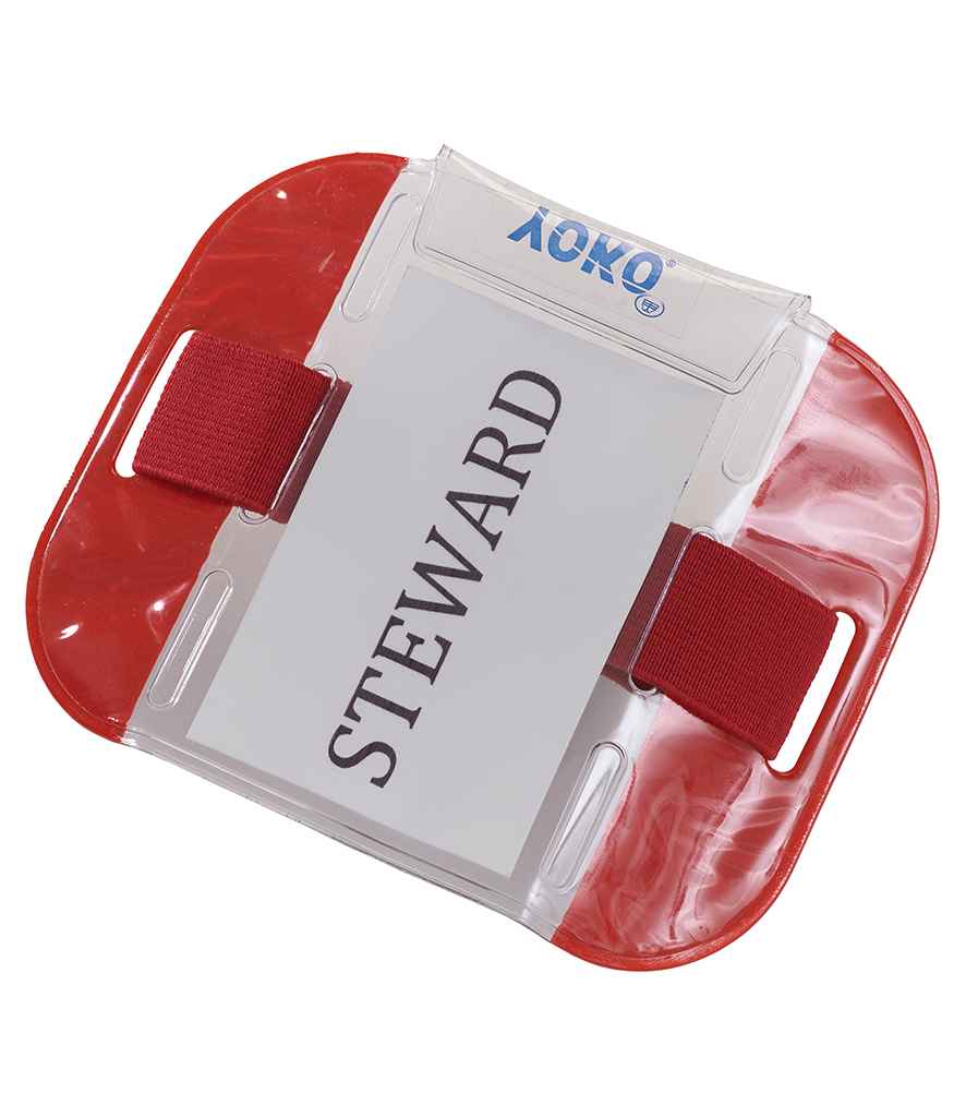 Yoko ID Arm Band | Red Accessory - Lancashire Teamwear