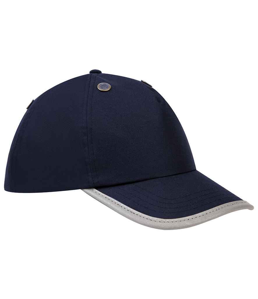 Yoko Hi-Vis Safety Bump Cap Navy