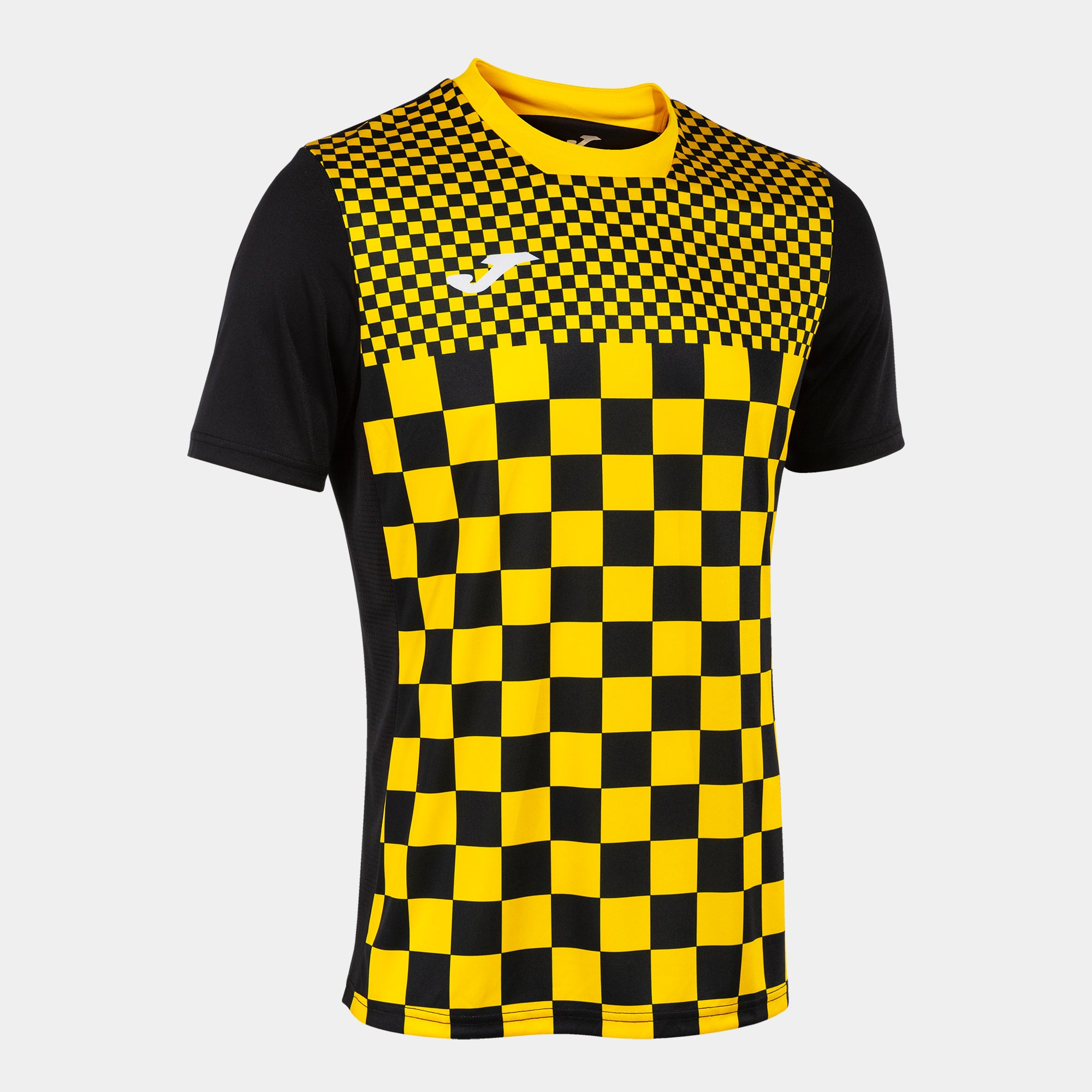 Joma Flag Iii Short Sleeve T-Shirt Black Yellow