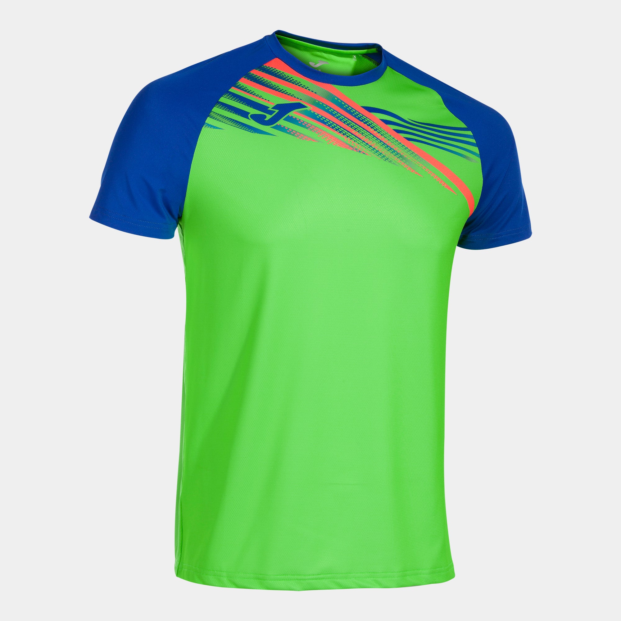 Joma Elite X Short Sleeve T-Shirt Fluor Green Royal