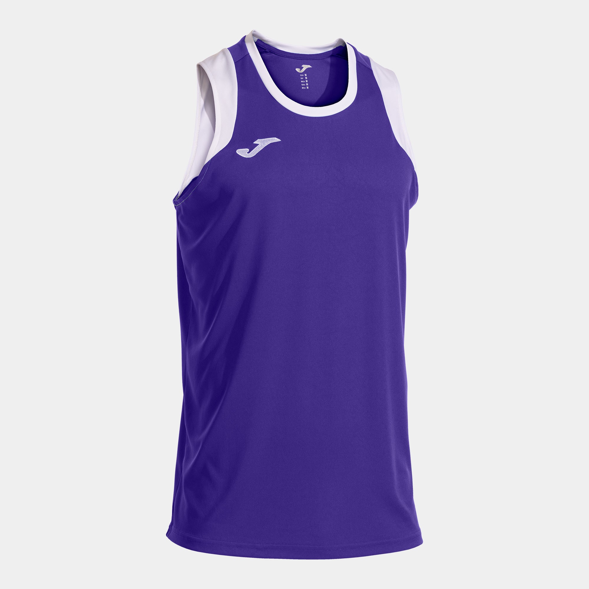 Joma Final Basket Iii Sleeveless Shirt Violet White