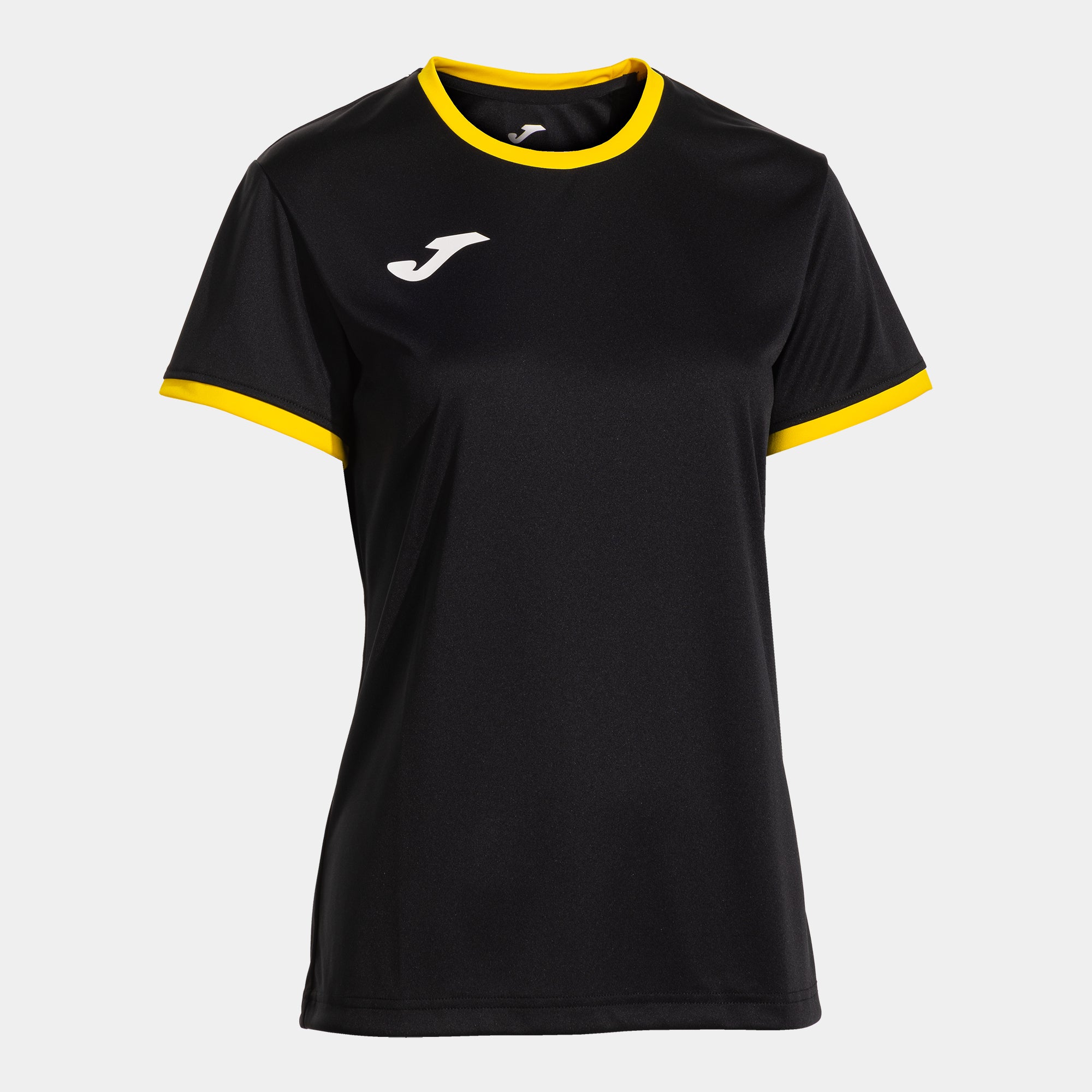 COMBI PREMIUM SHORT SLEEVE T-SHIRT BLACK YELLOW - Joma CAMISETA - Lancashire Teamwear