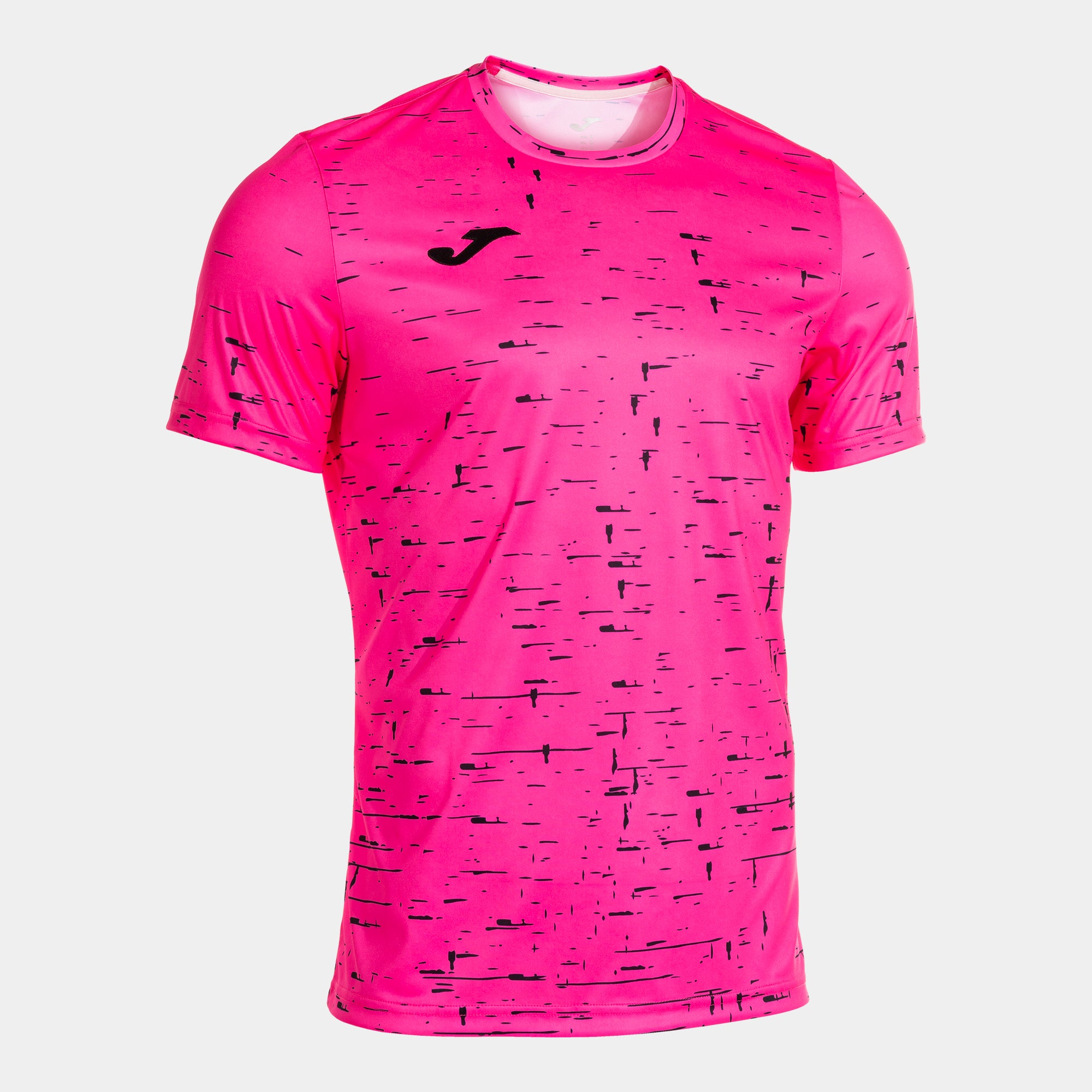 Joma Performance Short Sleeve T-Shirt Fluor Pink Black