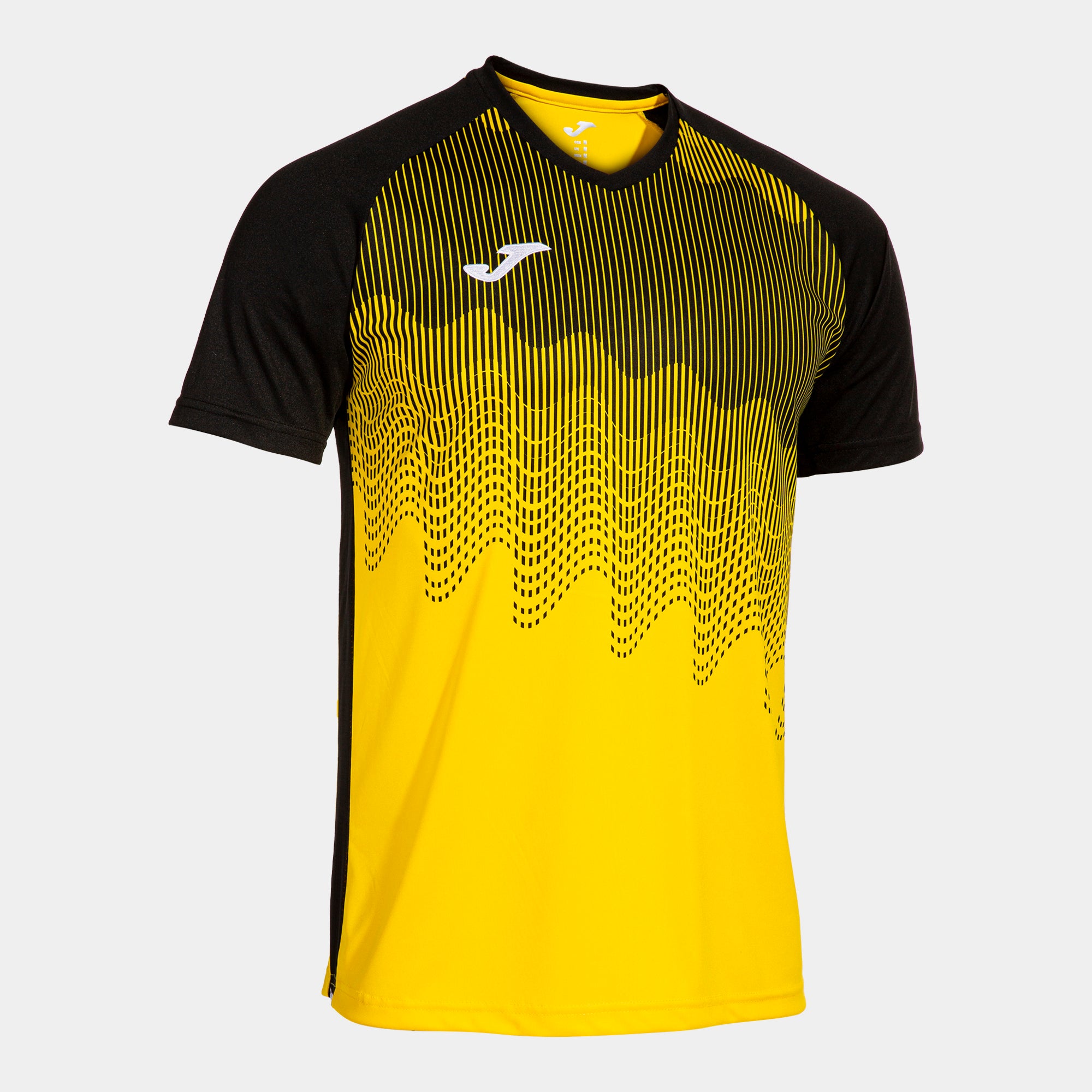 Joma Tiger Vi Short Sleeve T-Shirt Yellow Black