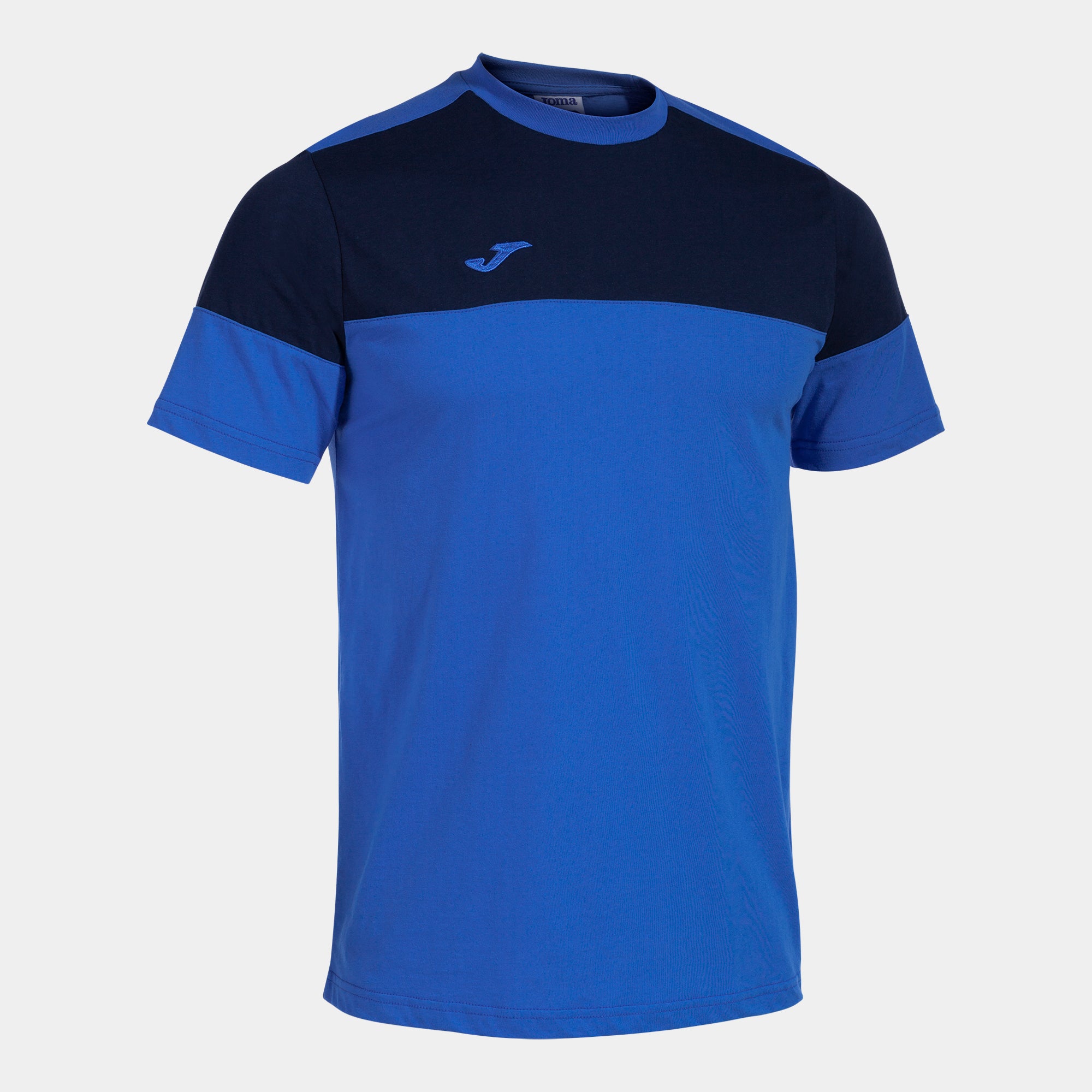 Joma Crew V Short Sleeve T-Shirt Royal Navy