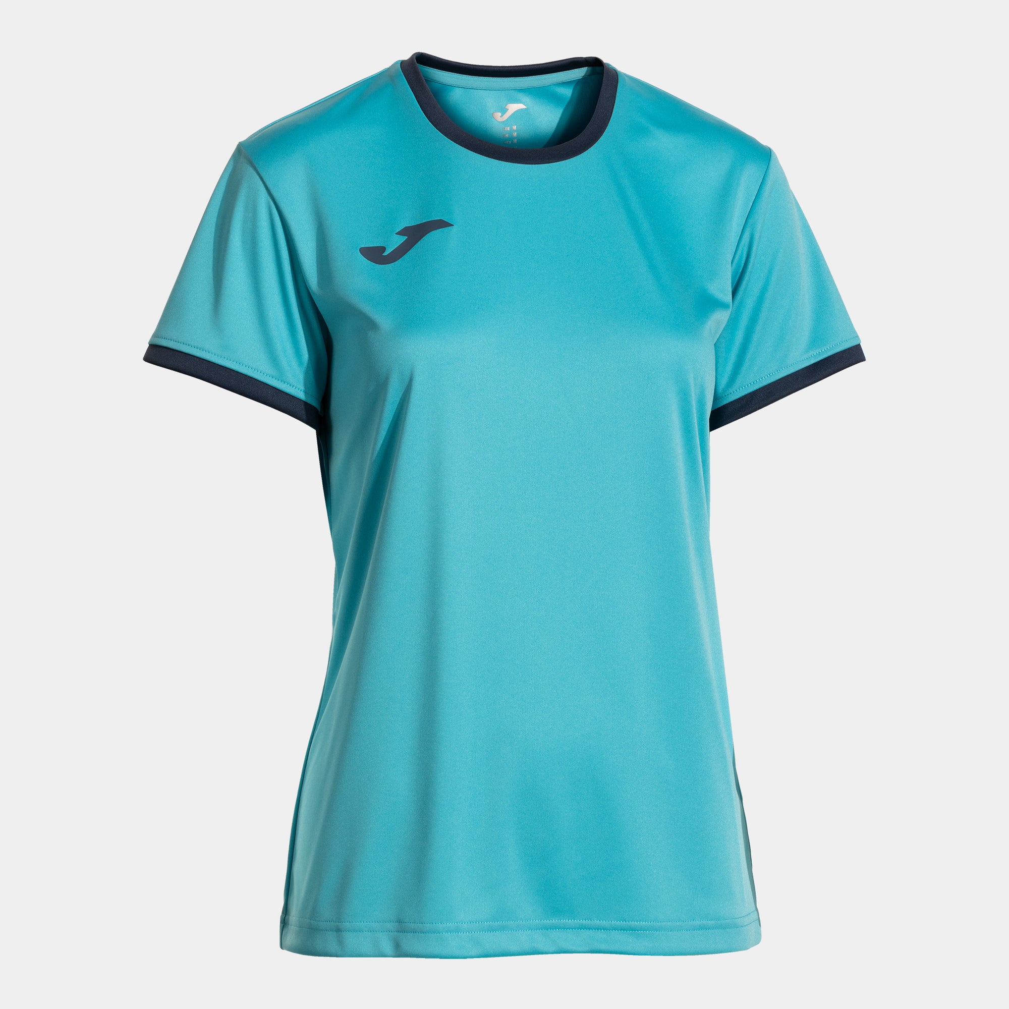 COMBI PREMIUM SHORT SLEEVE T-SHIRT FLUOR TURQUOISE NAVY BLUE - Joma CAMISETA - Lancashire Teamwear