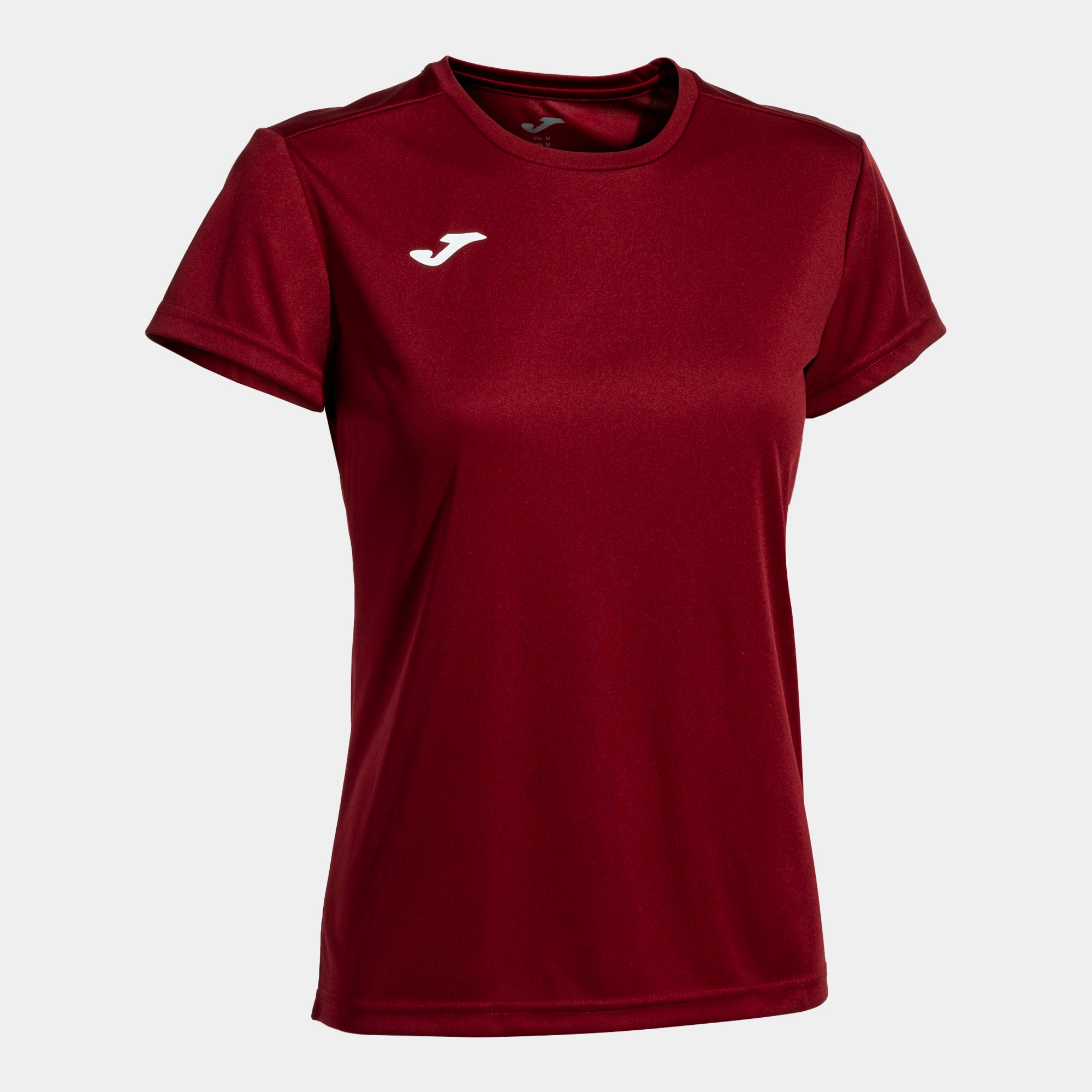 S/S T-SHIRT COMBI BURGUNDY WOMEN - Joma CAMISETA - Lancashire Teamwear