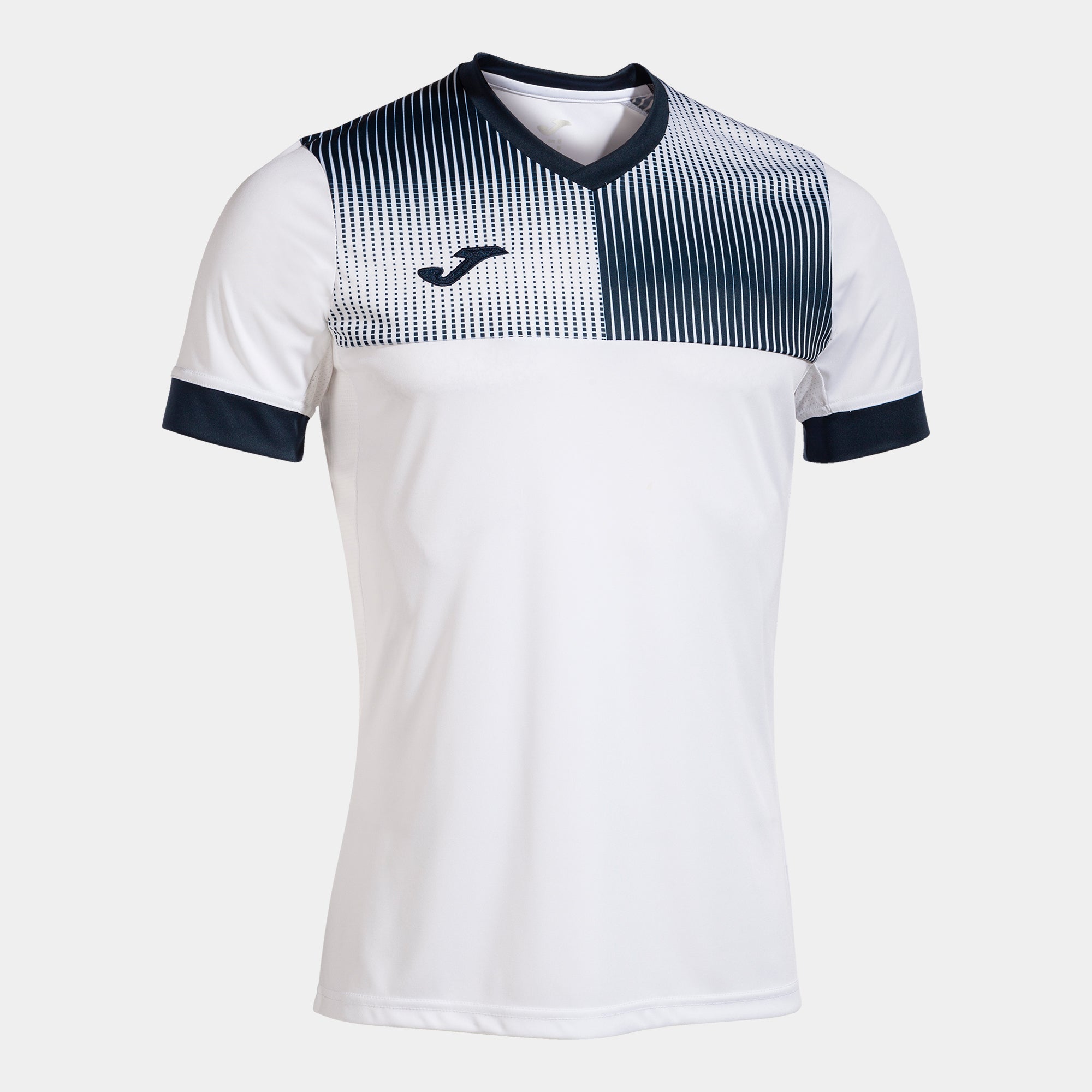 Joma Supernova Iv Short Sleeve T-Shirt White Navy
