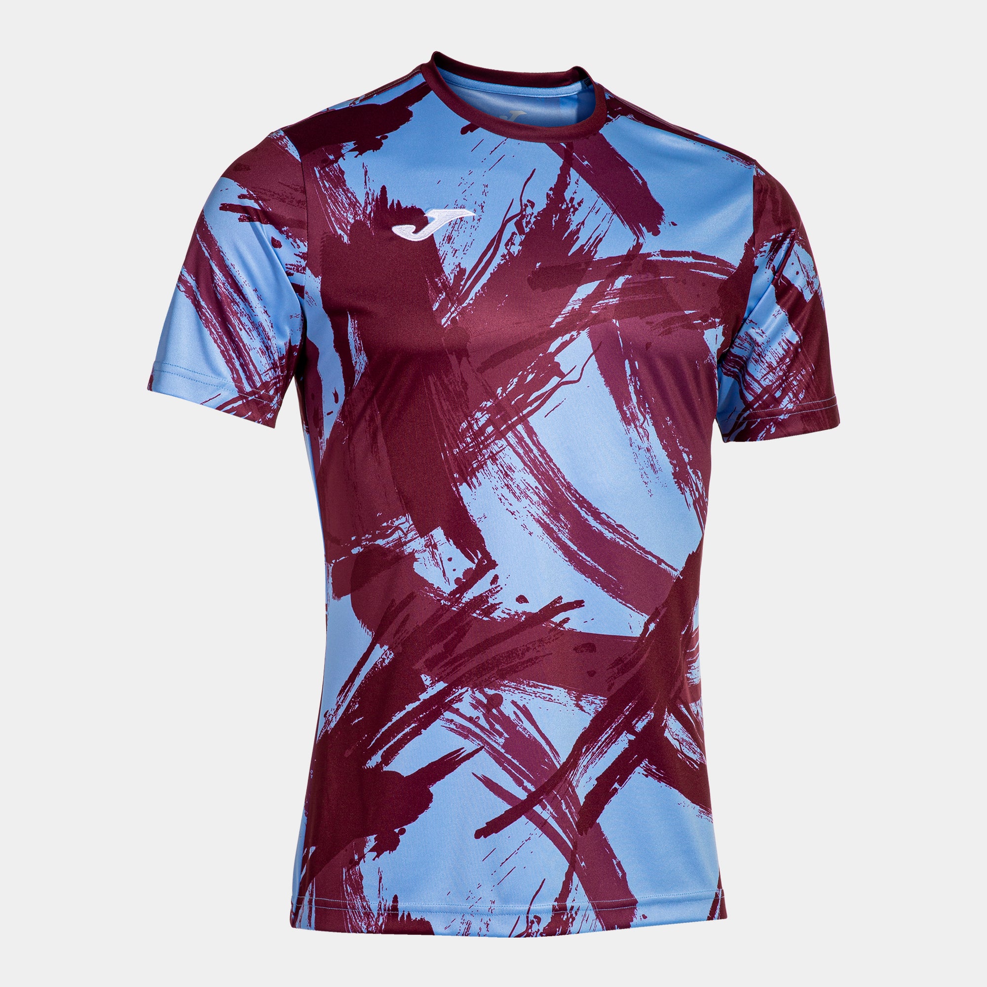 Joma Pro Team Short Sleeve T-Shirt Burgundy Blue
