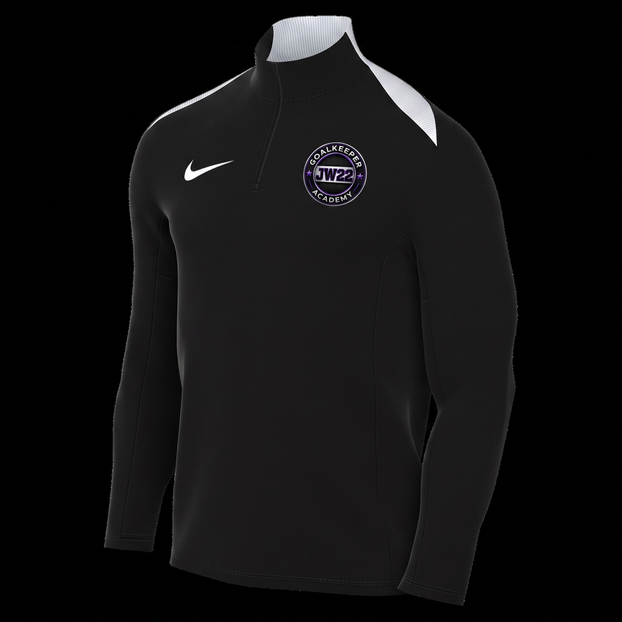 JW22 Goalkeeper Academy Nike Academy Pro Knit Drill Top in Black